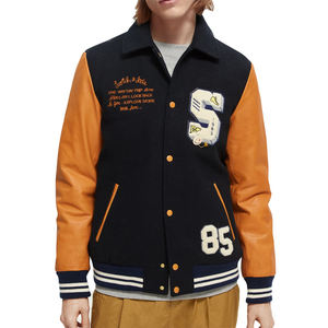 Venta al por mayor primavera OEM personalizado invierno Vintage Escuela Universidad hombres chaquetas abrigo lana Letterman béisbol Varsity chaquetas - Product Image 6