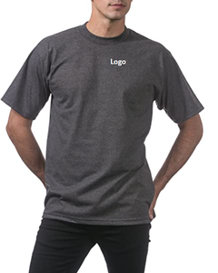 Camisetas de algodón puro de alta calidad Camisetas de hombre de color personalizado de 100% algodón cómodas de alta calidad de secado rápido baratas - Product Image 1