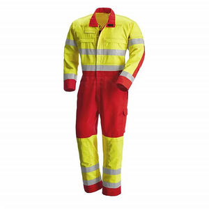 Latest Work Coveralls High Visibility Reflective Workwear Jumpsuit <b>Overall</b> <b>Construction</b> Uniform Labor Workwear Protective Wear - Product Image 2
