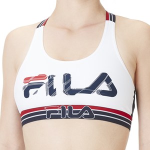 Soutien-gorge de sport, en polyamide durable FILA, blanc - Product Image 1