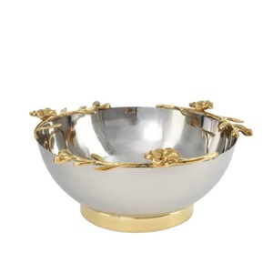 Centres de table à manger Bol à serveur de fruits Design exclusif Bol à fruits en métal Bol à serveur de fruits de forme personnalisée - Product Image 3