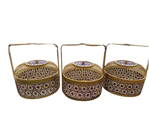 Caja de regalo de bambú ecológica-Diseño tejido a mano con aspecto natural | VIET FARGIMEX - Product Image 3