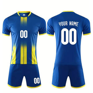 Tenue de football de haute qualité, confortable, à manches courtes, ensembles de maillots de football au meilleur design et aux meilleures couleurs - Product Image 1