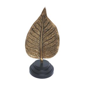 Escultura de hoja de aluminio hecha a mano antigua de alta calidad con base antigua y negra de latón a la venta - Product Image 4