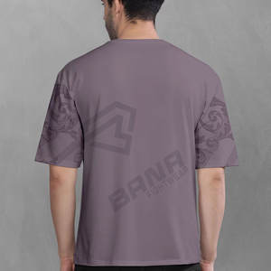 Fabricant de t-shirts streetwear T-shirts surdimensionnés en coton uni vierge de qualité supérieure T-shirts pour hommes - Product Image 2