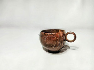 Tasse de noix de coco esthétique pour influenceurs Tasse naturelle faite à la main pour le contenu écologique et les cadeaux de marque par Tradebyd - Product Image 3