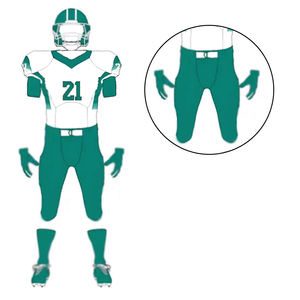 Equipo deportivo Entrenamiento Logotipo personalizado Nombre Número Ropa al aire libre Uniforme Conjunto Fútbol americano Tops Fútbol americano Jersey - Product Image 5