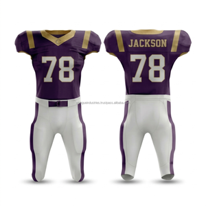 Uniforme de Fútbol Americano Sublimado de Alta Resistencia, Doble Capa en los Hombros, Corte Ajustado, Resistente a Desgarros, Profesional para el Día del Partido - Product Image 2