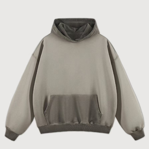 เสื้อฮู้ดผ้ายีนส์เข้ารูปสไตล์วินเทจผ้า100% เข้ารูปพิมพ์ดิจิตอลผ้าเทอร์รี่เนื้อแข็งปรับแต่งได้ตามต้องการสำหรับฤดูหนาว - Product Image 2