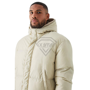 Veste d'hiver matelassée pour homme personnalisée en plein air, vestes matelassées légères en nylon et polyester personnalisées, usine OEM - Product Image 5