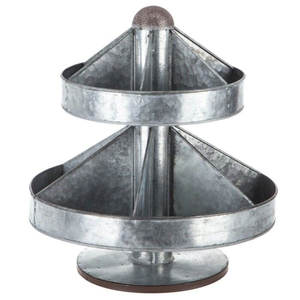 Base para Pastel Galvanizada con Tapa de Madera, Exhibidor de Metal y Madera para Decoración de Fiestas y Eventos, Ecológico, Gran Venta - Product Image 4