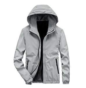 Veste coupe-vent pour homme de fabrication professionnelle, tissu respirant de bonne qualité, vestes coupe-vent - Product Image 3