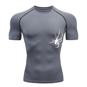 Personalizar nueva camisa transpirable Slim Fit 2025 ropa de jogging elegante para hombres 2025 3D impreso verano Rash Guard - Product Image 1