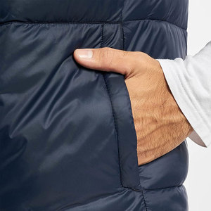 Veste matelassée pour homme sans manches à col montant, logo personnalisé OEM ODM, haute qualité, coupe-vent, écologique, lavable - Product Image 5