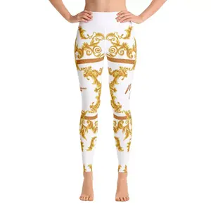 Leggings de yoga pour femmes de haute qualité à séchage rapide, personnalisés, en élasthanne/nylon uni, taille haute, longueur intégrale, effet push-up, fabriqués au Pakistan - Product Image 4