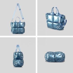2024 tendance moelleux mode bouffée cosmétique sacs à bandoulière épaule femmes sacs à main matelassé sac fourre-tout Portable étanche hiver printemps - Product Image 2