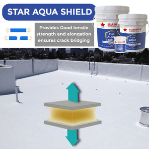 Star Aqua Shield Advanced Water Repellent Liquid Coating with Brush or <b>Spray</b> Application and Matte for Construction - Product Image 3