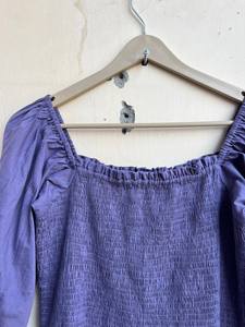 Main Bloc Imprimé Indien Coton Robe Col Carré Tuniques Robe Longue Style Décontracté 100% Coton Teint Uni - Product Image 5