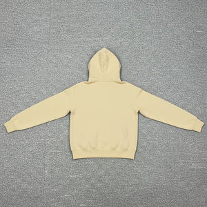 เสื้อฮู้ดดี้ผ้าเฟรนช์เทอร์รี่เนื้อหนา 100% ผ้าฝ้าย พิมพ์ลายตามสั่ง คุณภาพสูง ดีไซน์ป้ายด้านหน้า ทรงโอเวอร์ไซส์ ไหล่ตก สำหรับผู้หญิง - Product Image 2