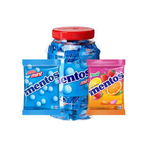 Mentoss Mint Flavored Soft Candy 540g Tarro Indonesia Dulce al por mayor - Product Image 3