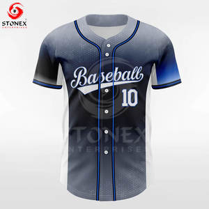 Jersey y pantalones de béisbol con cuello en V cómodos de nuevo estilo para hombre, conjunto de uniforme de equipo deportivo de diseño personalizado - Product Image 3