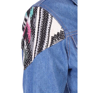 2024 nouveau Style surdimensionné décontracté Denim vestes pour femmes respirant coton uni teint OEM entretenu jean - Product Image 6