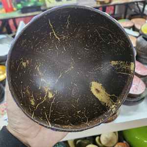 Tazón de Cáscara de Coco Hecho a Mano de Primera Calidad, Tazón Natural Ecológico Reutilizable y Sostenible para el Hogar, la Cocina y el Restaurante - Product Image 1