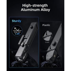 EZshoot Sporting Laser Light Combo 1800 Lumens <b>Rechargeable</b> LED Professional <b>Flashlight</b> Picatinny M-Rail Mount - Product Image 4