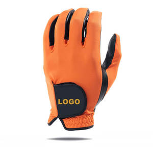 Guantes de golf de cuero de piel de oveja Cabretta para todo clima para hombres personalizados de primera calidad para golfistas diestros disponibles en varios tamaños - Product Image 2