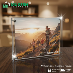 Marco de Fotos Acrílico Flotante de Primera Calidad 8*10, Resistente a los Rayos UV y a los Arañazos, para Exhibición en Pared/Mesa, Hogar, Oficina, Arte, Imágenes - Product Image 6