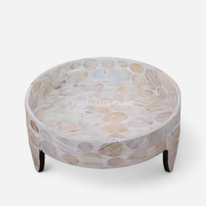 Support alimentaire en nacre en gros, artisanat en coquillage pour la présentation, table de service, fabriqué à la main par une usine vietnamienne - Product Image 4