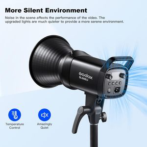 <span class=keywords><strong>Godox</strong></span> SL60IID <span class=keywords><strong>SL60W</strong></span> Luz de video LED, 60Ws Blanco 5600K Versión Iluminación de salida continua con montaje Bowens, CRI 96 + TLCI97 +, para - Product Image 4