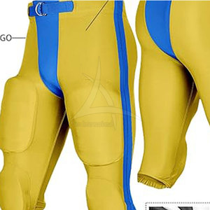 กางเกงอเมริกันฟุตบอลขายดีประจำปี 2025 คุณภาพสูง ออกแบบเองได้ สำหรับผู้ใหญ่ ไซส์พลัส ระบายอากาศ แห้งเร็ว บริการ OEM 100% - Product Image 6