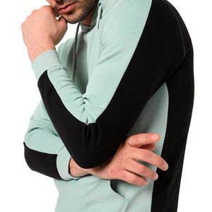 Sudaderas con capucha de gran tamaño sin cuerda Unisex personalizado hombres sudaderas con capucha sin bolsillos algodón peso pesado Sudadera con capucha hombres - Product Image 3