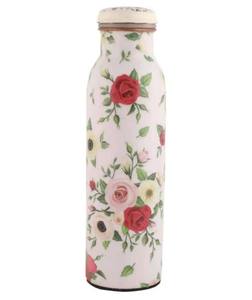 Meilleure qualité 100% bouteille d'eau en cuivre antique pur conception à large bouche pour le style sportif pour les femmes et les hommes - Product Image 4