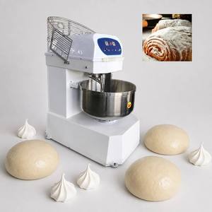 Machine à pétrir la pâte à pizza professionnelle, pétrin spiral commercial avec bol fixe - Product Image 5