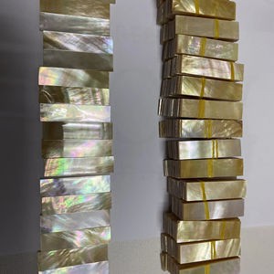 Piezas de nácar de primera calidad, brillo brillante y acabado liso, ideales para decoración de incrustaciones y diseño de arte - Product Image 1