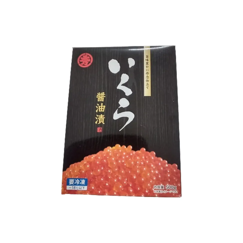 Tasteful Caviar/Ikura Soy Sauce Marinated Salmon Roe Frozen Seafood Products Wholesale