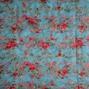 Vải thêu sang trọng với thiết kế Dobby kim loại hòa tan trong nước cho đồ bơi thời trang cao cấp lều và trang phục - Product Image 4