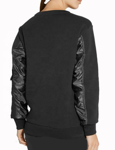 Wholesale Unisex Cropped Hoodie Women Blank Women Crop Top Hoodie Custom Cropped Hoodies and Flared Sweats <b>Sets</b> - Product Image 5
