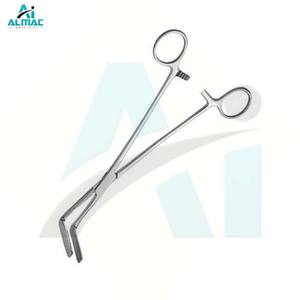 Pinzas Parametrium Wertheim de Acero de Alta Calidad ALMAC para Cirugía Ginecológica, Agarre Fuerte, Manejo Preciso de Tejidos, 1 Año - Product Image 1