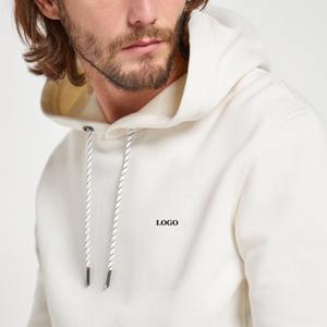 Haute qualité hommes sweats à capuche tenue décontracté couleur unie logo personnalisé/conception pull à capuche avec poche avant pas cher taux sweats à capuche 2026 - Product Image 2