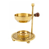 Diffuseur d'aromathérapie à parfum romantique, nouveau porte-bougie chauffe-cire en laiton de qualité supérieure, brûleur d'encens personnalisable