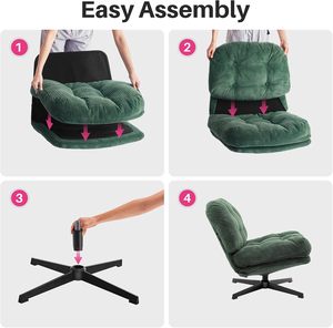 Sillón moderno de un solo asiento, cómodo tejido Oxford para bañera, para Hotel, cafetería, sofá, ocio, hogar, para dormitorios y salas de estar - Product Image 2