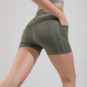 Compression Taille Haute Yoga Shorts Gym Courir Shorts Extensible Mode Fitness Court Pantalon De Sport Impression Numérique Gym Porter Adultes - Product Image 6