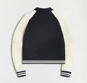 Vigor personalizado de los hombres de invierno Stand con capucha béisbol Letterman diseño High Street lana fina Varsity chaqueta Chenille bordado - Product Image 3