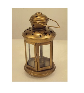 Classic Mini <b>Brass</b> Antique <b>Lantern</b> - Product Image 1