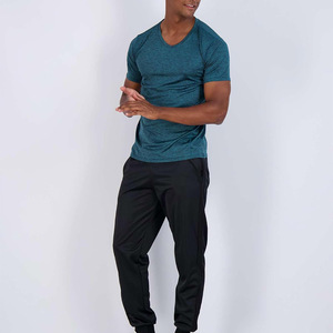 <span class=keywords><strong>2025</strong></span> Thương Hiệu Người Đàn Ông Mới Của T Áo Sơ Mi Ngắn Tay Áo V-Cổ Rắn Màu Sắc Người Đàn Ông T-Shirt Giản Dị V Cổ Áo T Áo Sơ Mi - Product Image 5