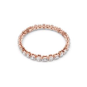 Bracelet tennis en diamant CVD de laboratoire 7,71 CT VVS-VS EF, taille ovale, or 18 carats, 14 carats, 10 carats et argent 925, or rose, or jaune, or blanc - Product Image 4