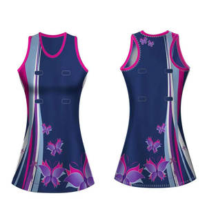 Uniforme de Netball Más Vendido a Precio Económico, Tela Suave, Diseño Personalizado, Uniforme de Netball para Venta en Línea - Product Image 3